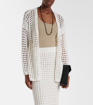 Wickel-Cardigan Gelo aus Baumwolle | Max Mara