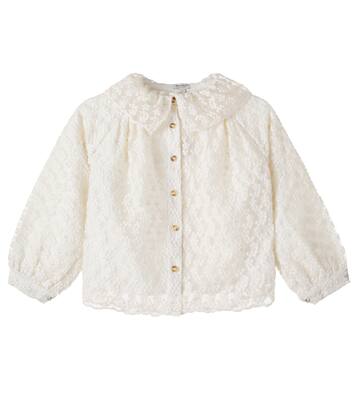 Mailien floral cotton-blend shirt | Donsje