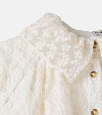 Mailien floral cotton-blend shirt | Donsje