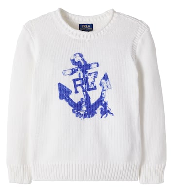 Printed cotton sweater | Polo Ralph Lauren Kids