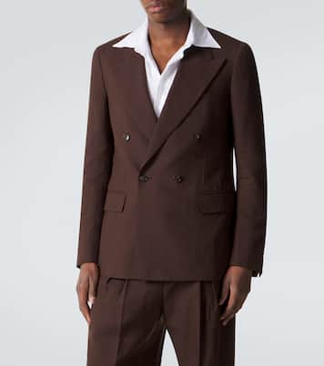 Richard linen and wool suit jacket | Umit Benan
