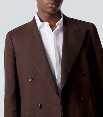 Richard linen and wool suit jacket | Umit Benan