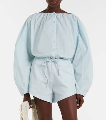 Bluse aus einem Baumwollgemisch | Rotate