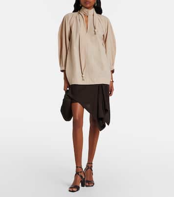 Cross leather sandals | Lemaire