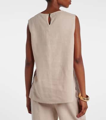 Trento linen top | Asceno