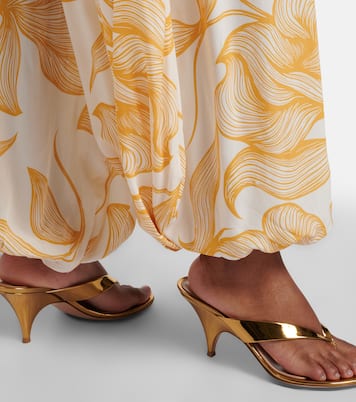 Printed balloon pants | Adriana Degreas