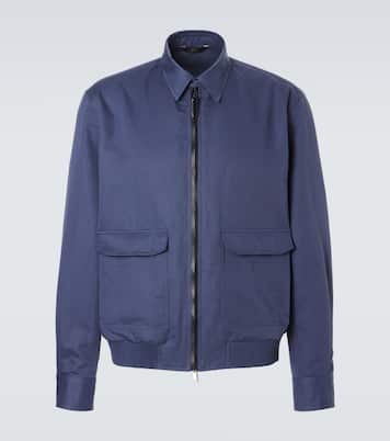 Veste blouson en lin et coton | Brioni