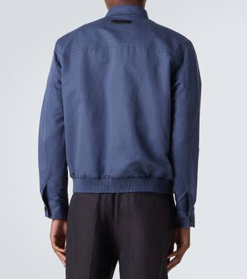 Veste blouson en lin et coton | Brioni
