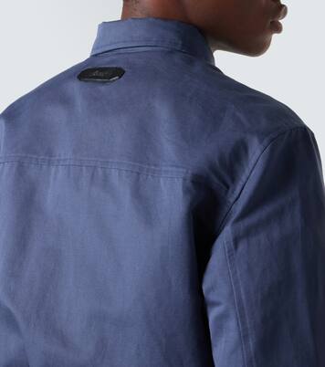 Veste blouson en lin et coton | Brioni