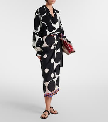 Embellished patent leather thong sandals | Dries Van Noten