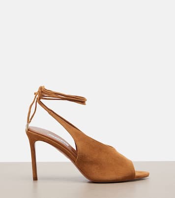 Slingback-Pumps Lais aus Veloursleder | Aquazzura