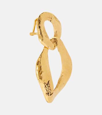 Cassandre clip-on earrings | Saint Laurent