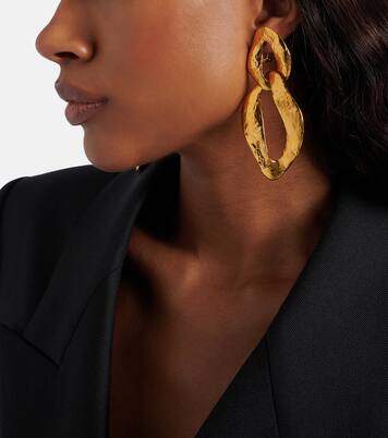 Cassandre clip-on earrings | Saint Laurent