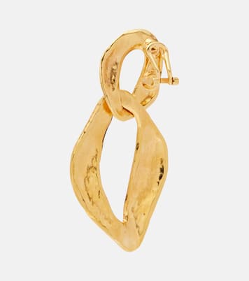 Cassandre clip-on earrings | Saint Laurent