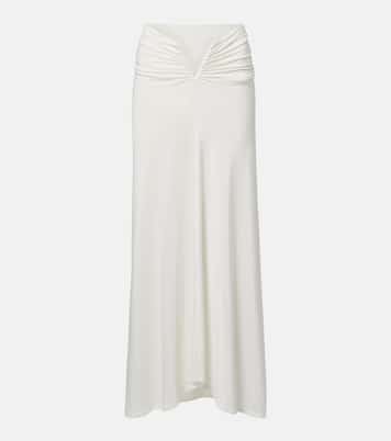 Skyla ruched jersey maxi skirt | Jade Swim