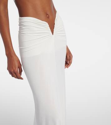 Skyla ruched jersey maxi skirt | Jade Swim