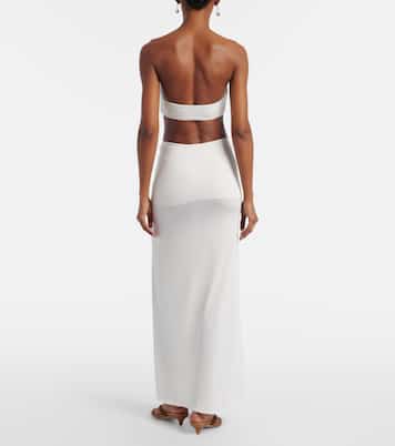 Skyla ruched jersey maxi skirt | Jade Swim