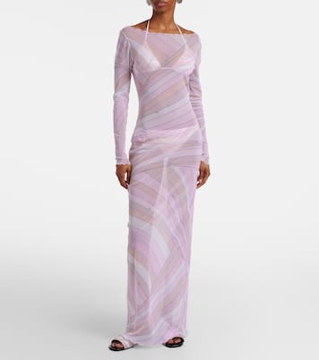Bedrucktes Maxikleid Iride aus Jersey | Pucci