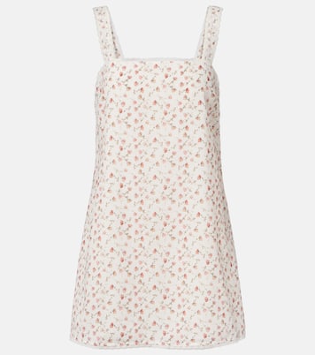 Vestido corto Charlotte de algodón floral | Posse