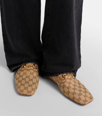 Slippers Ragazzo GG aus Canvas | Gucci