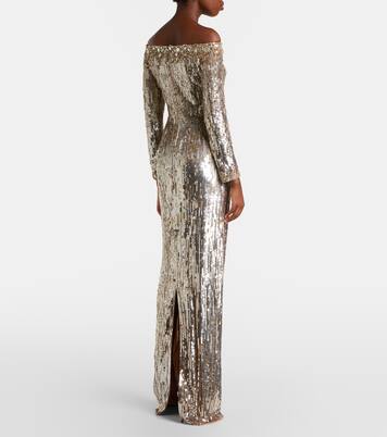 Robe Marnie à sequins | Jenny Packham