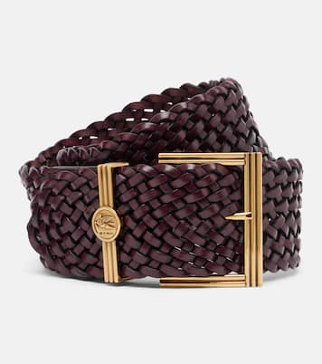 Pegaso woven leather belt | Etro