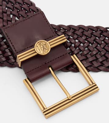 Pegaso woven leather belt | Etro