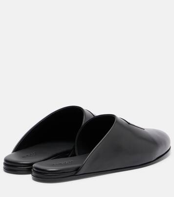 Label leather mules | Givenchy