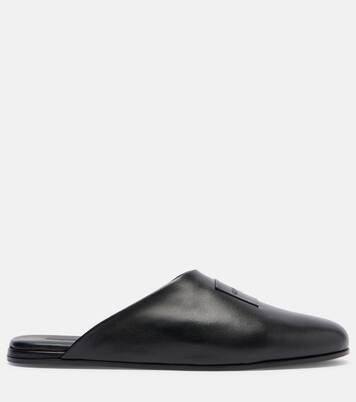 Label leather mules | Givenchy