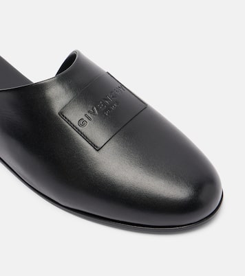 Label leather mules | Givenchy