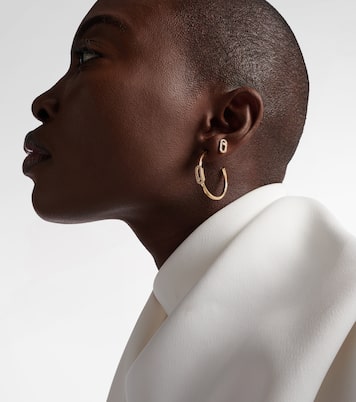 Ohrringe Move Uno aus 18kt Gelbgold mit Diamanten | Messika