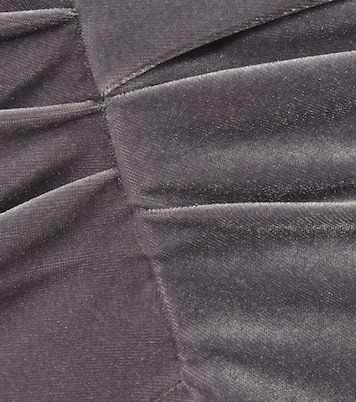 Velvet miniskirt | Alexandre Vauthier