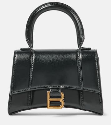 Hourglass Mini leather crossbody bag | Balenciaga