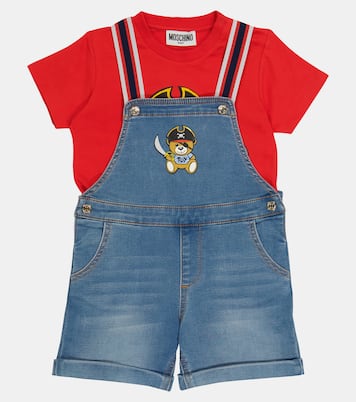 Baby denim overalls | Moschino Kids