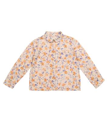 Pea floral cotton twill shirt | Bonpoint