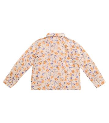 Pea floral cotton twill shirt | Bonpoint