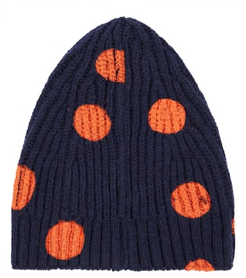Pony polka-dot wool-blend beanie | The Animals Observatory