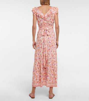 Abito lungo Della con stampa floreale | Poupette St Barth