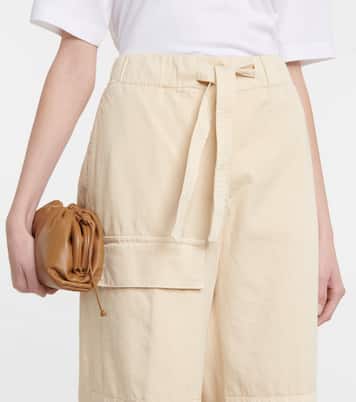 Pantalon ample à taille haute en coton | Dries Van Noten