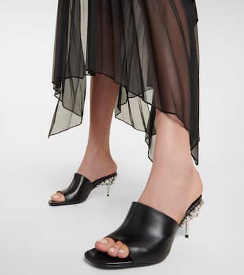 Verzierte Pantoletten aus Leder | Peter Do