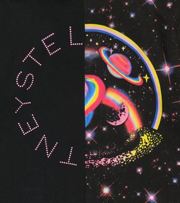 Sweat-shirt à capuche imprimé en coton | Stella McCartney Kids