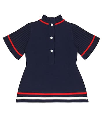 Baby intarsia wool-blend dress | Burberry Kids