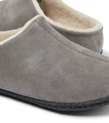Youth Lanner Ridge™ II suede slides | Sorel Kids
