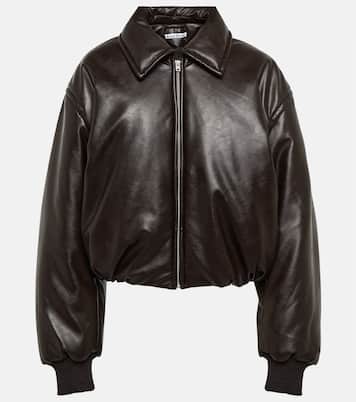 Padded coated jersey bomber jacket | Acne Studios