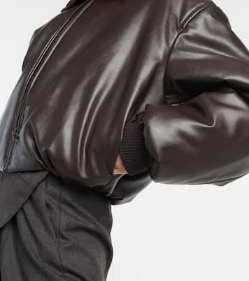 Padded coated jersey bomber jacket | Acne Studios