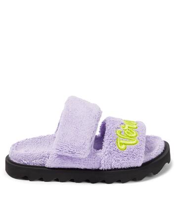 Appliqué toweling sandals | Versace Kids