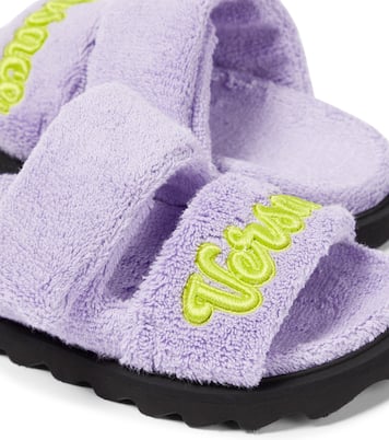 Appliqué toweling sandals | Versace Kids
