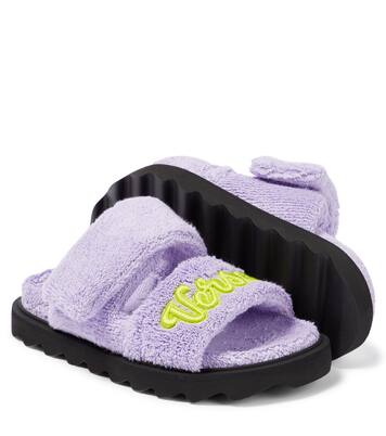 Appliqué toweling sandals | Versace Kids