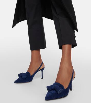 Escarpins en daim à ornements | Gianvito Rossi