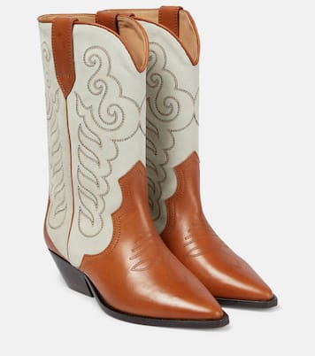 Duerto embroidered leather boots | Isabel Marant